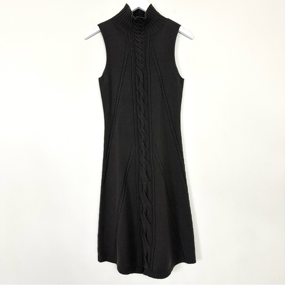 MaxMara Pure Cashmere Sleeveless Sweater Dress Brown - Picture 1 of 7